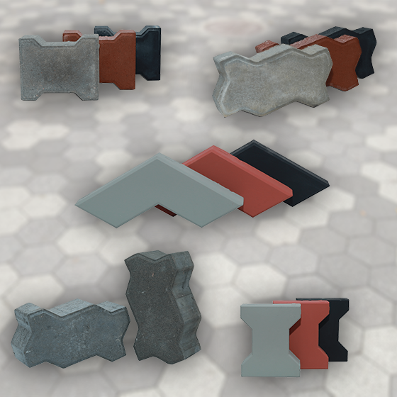 Interlocking Paving Bricks