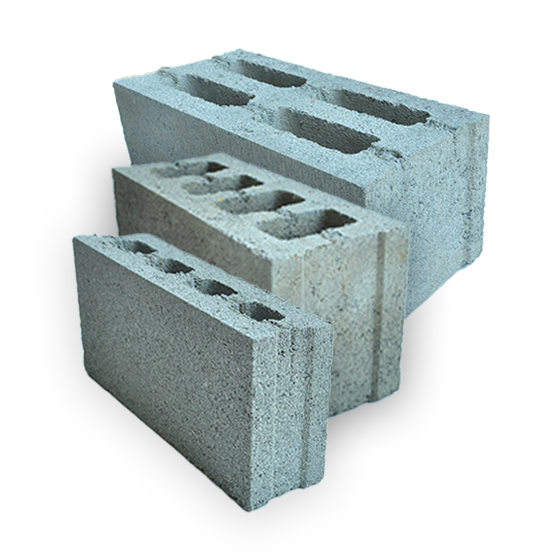 Cement hollow blocks