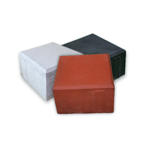 Smooth square interlocking paving
